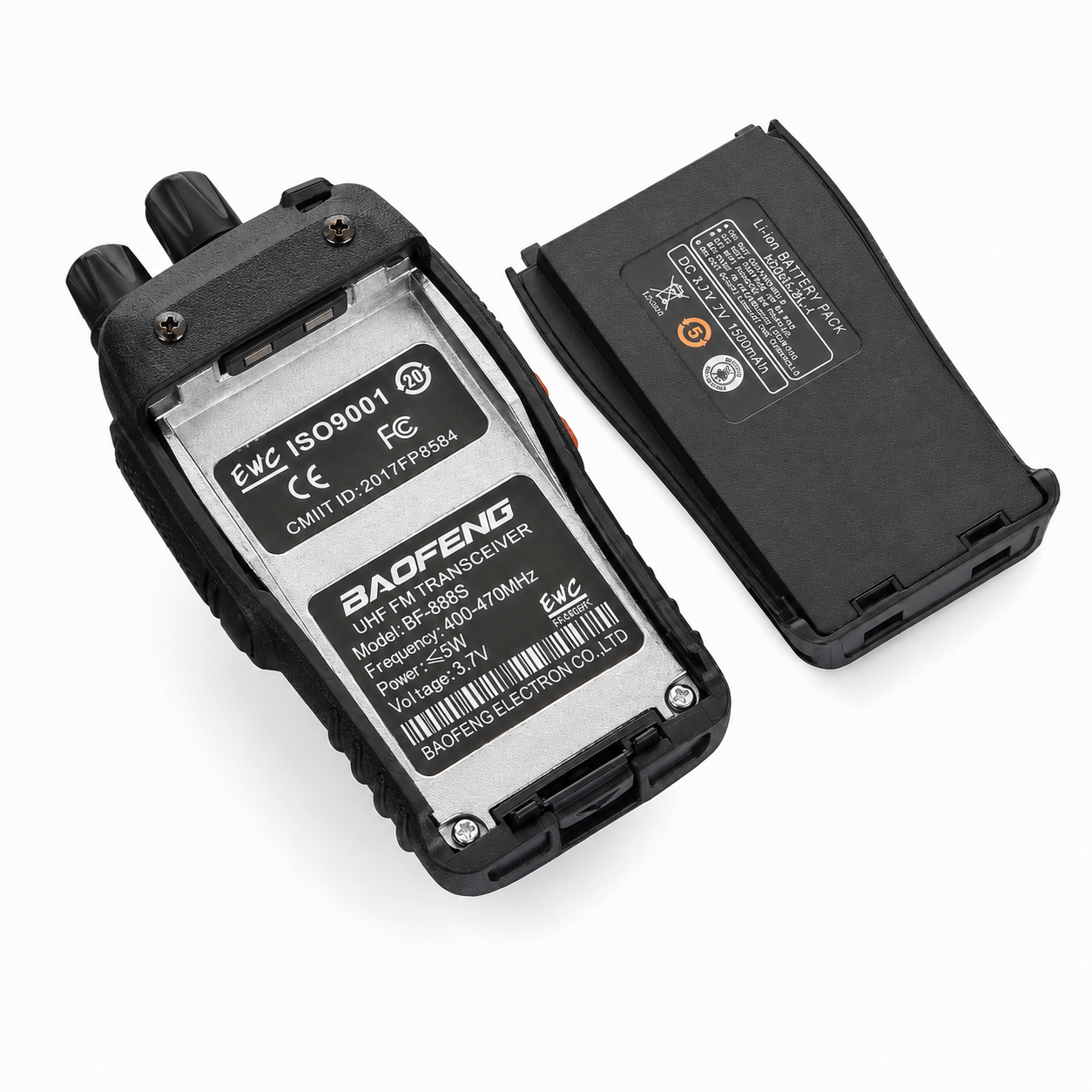 Baofeng BF-888S Walkie Talkie – Rechargeable Long Range Two-Way Radio